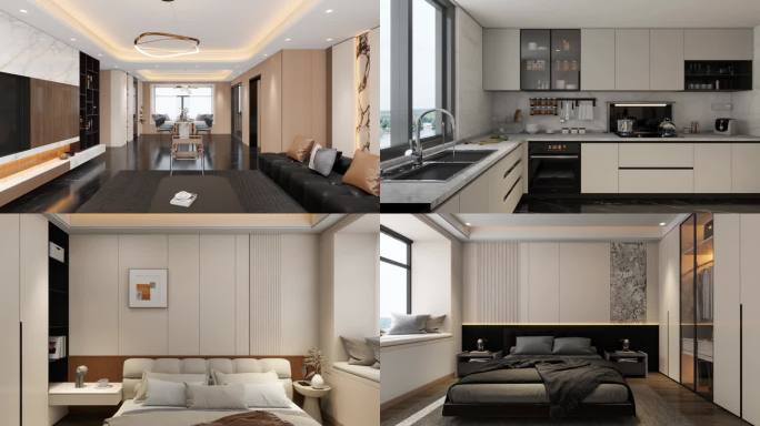 三维客厅 室内装修 室内漫游动画镜头