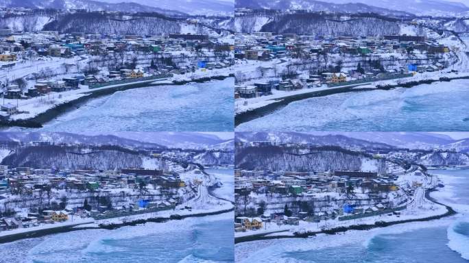 日本北海道小樽海边列车5 - 4K