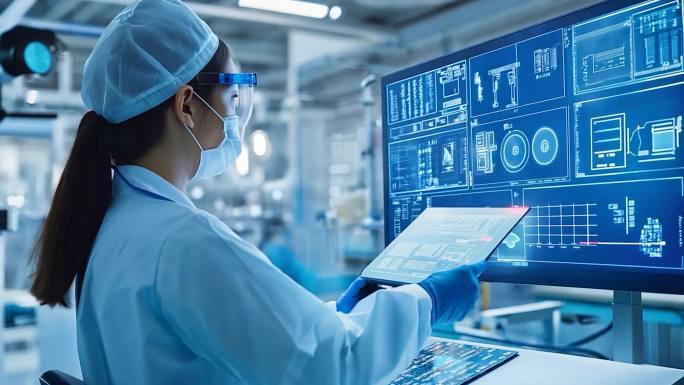 女生物学家化学家科学家研究院科研学者
