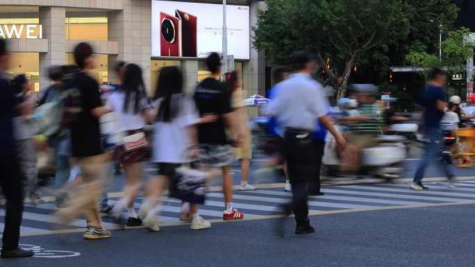 城市喧嚣快剪镜头一组