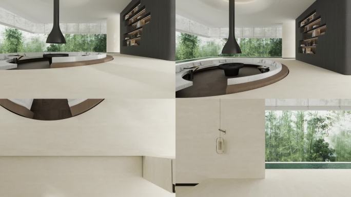 三维客厅 室内装修 室内漫游动画镜头