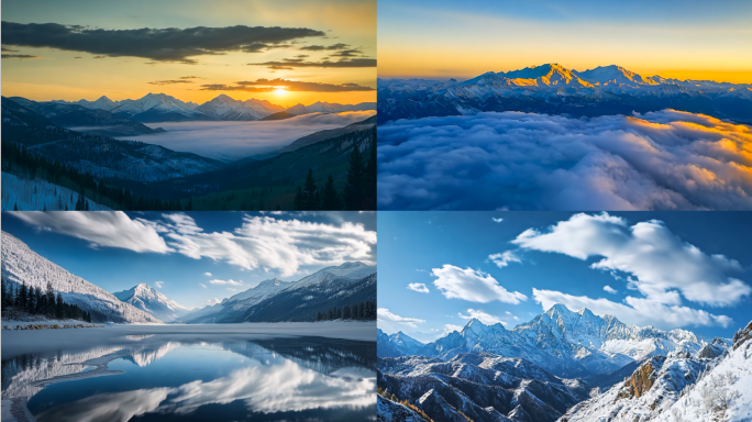 珠穆朗玛峰雪山金山登山攀登努力
