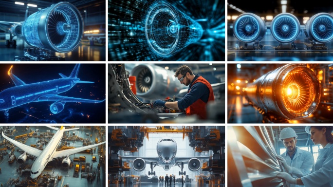 飞机发动机 科技工业工厂发展国产航空发展