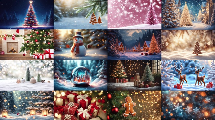 圣诞圣诞节圣诞背景圣诞素材