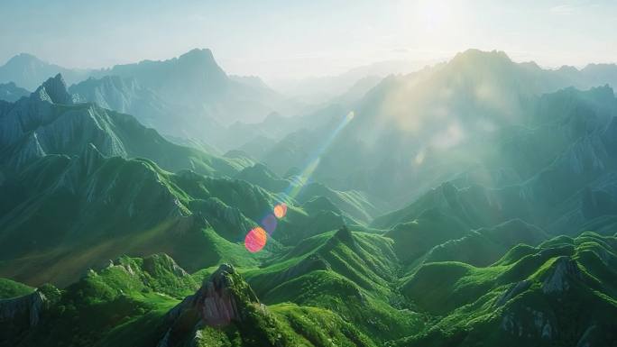 森林山脉新能源汽车行驶合集