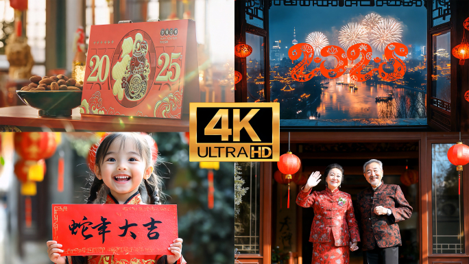 2025蛇年过年春节新年新春合集