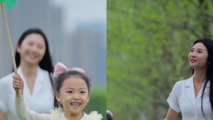 【超长合集】亲子时光一家人公园游玩 竖屏