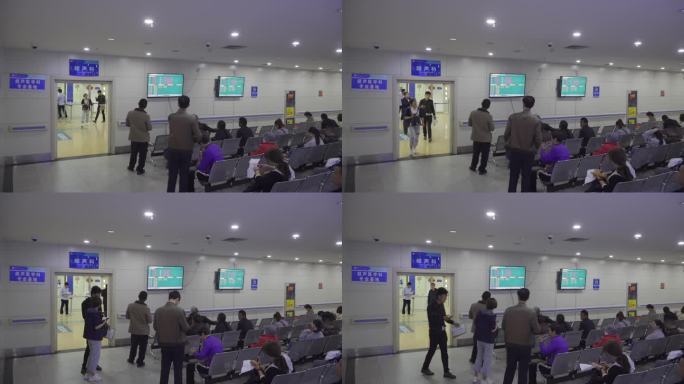 兰州大学 第二医院 超声科 排队人群