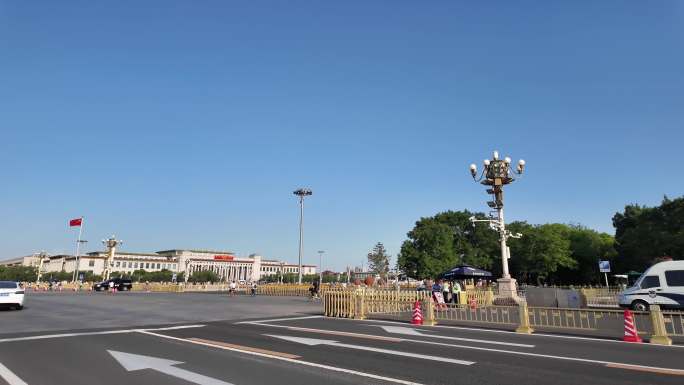 北京长安街从西到东