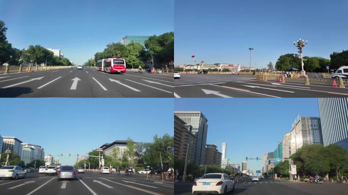 北京长安街从西到东