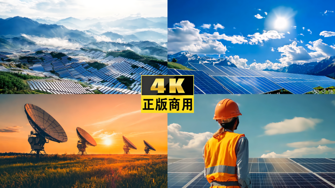 光伏能源光伏板太阳能新能源碳中和光伏发电