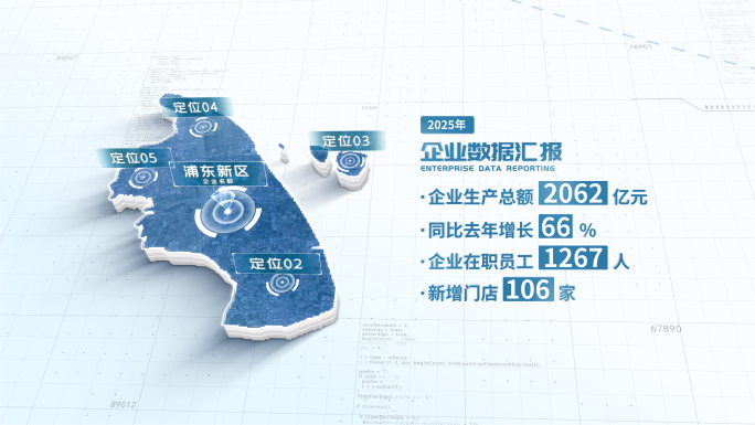 浦东新区地图数据展示