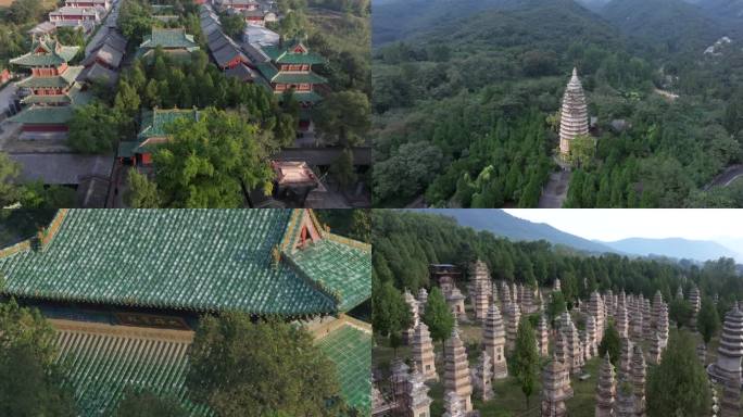 少林寺航拍