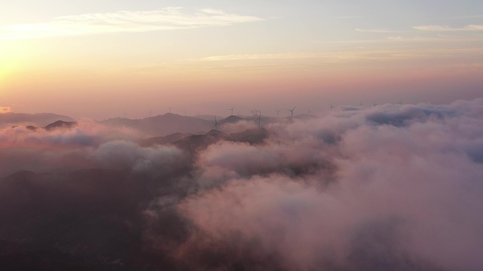 航拍湖南邵阳隆回虎形山花瑶景区风光