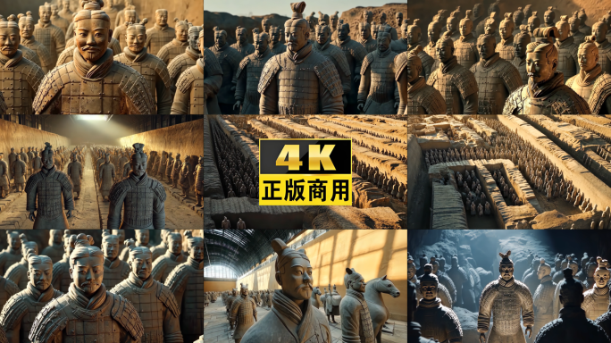 4K震撼兵马俑秦始皇陵