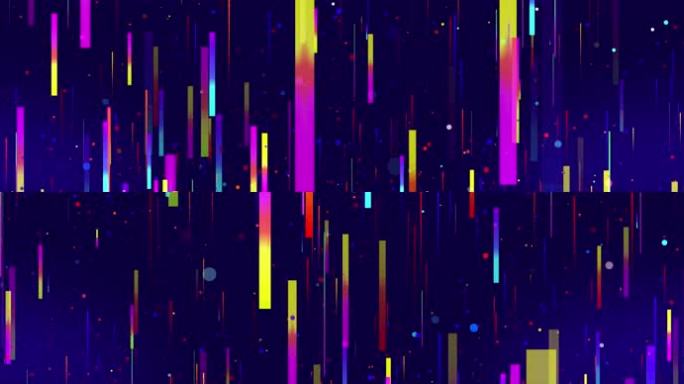 宽屏炫彩粒子舞台背景