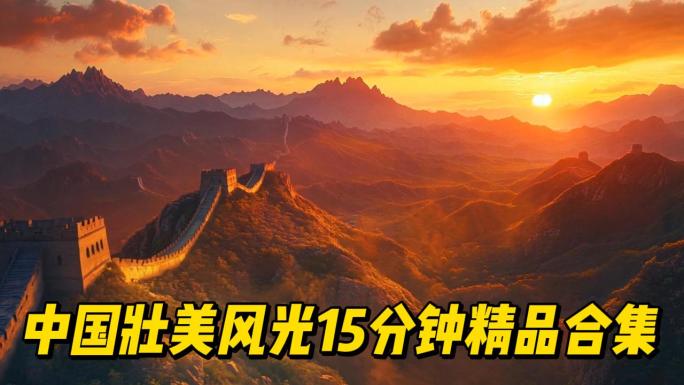 美丽祖国大好河山壮美风光合集