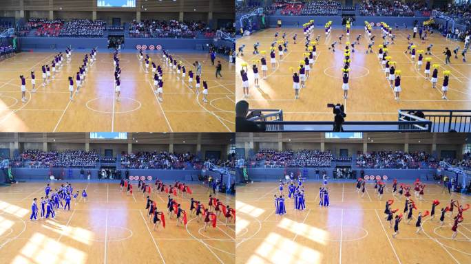 啦啦队 花式体操 大课间活动