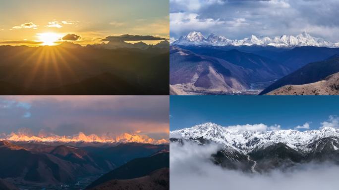 贡嘎雪山延时