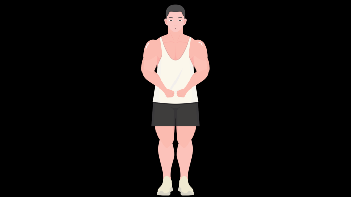 肌肉男 健身教练
