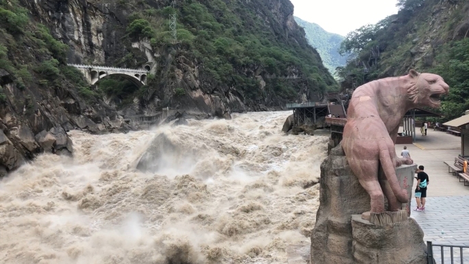 香格里拉虎跳峡景区实拍30帧素材