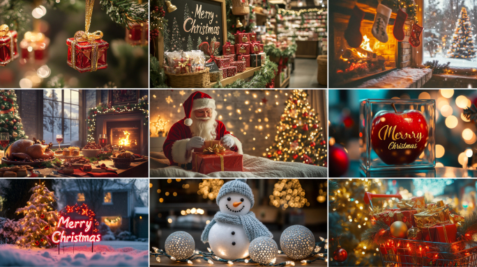 圣诞节圣诞树圣诞礼物圣诞快乐圣诞老人圣诞