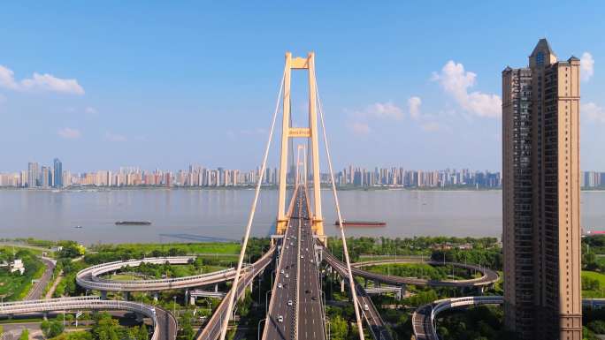 杨泗港大桥航拍