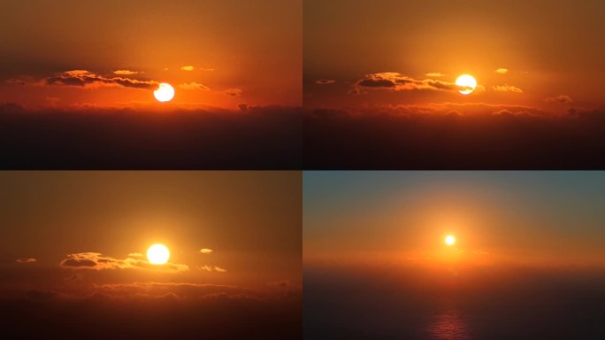4k火红的太阳