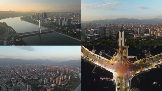 【4K】丽水城市新城航拍