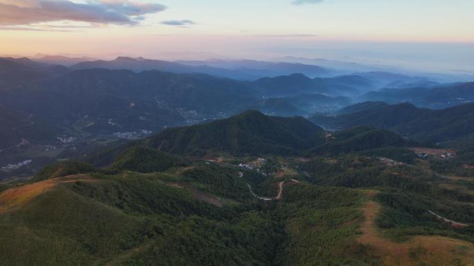 清晨日出太阳曙光晨曦朝霞壮丽山河