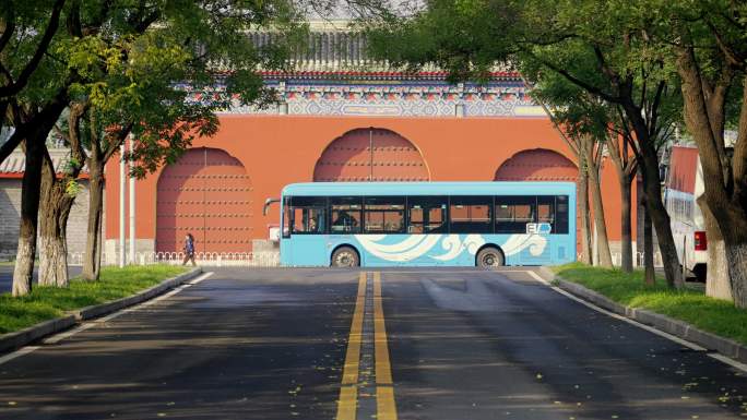 北京市先农坛 东门 永定门内大街