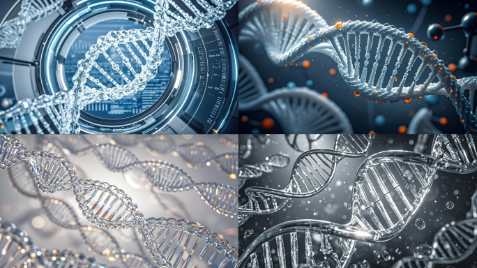4KDNA科技旋转蓝色科技生物医药合集