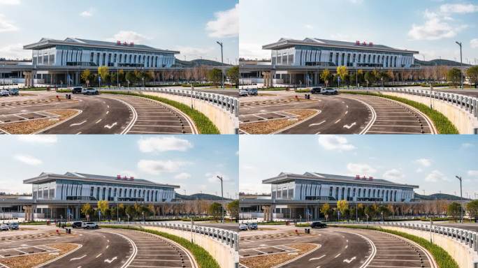 【4K】烟台福山高铁站延时摄影