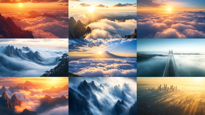 云海日出日落黄昏晨曦大自然唯美风景3