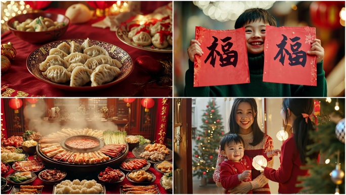 2025新年中国年跨年春节除夕团圆归乡