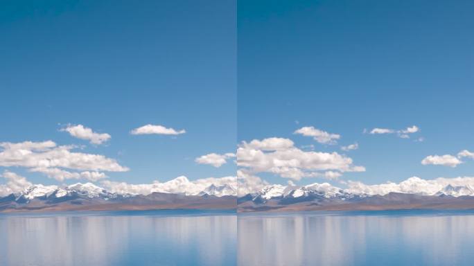 西藏阿里地区圣湖风光