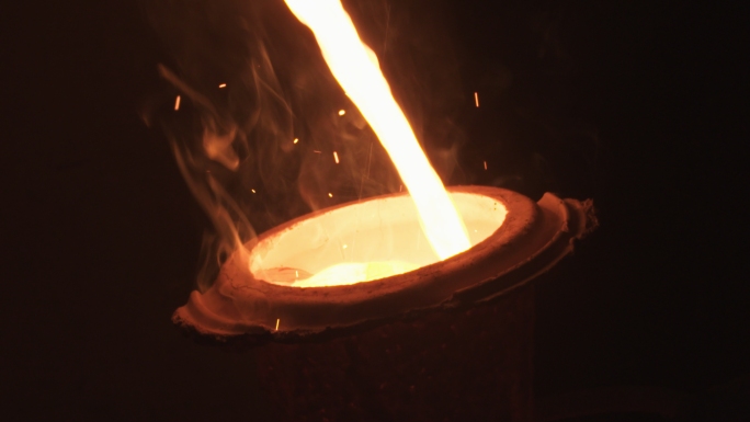 失蜡法 铸造高速拍摄