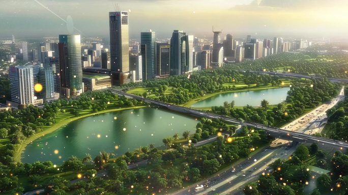 8K宽屏阿布贾粒子年会会议大屏