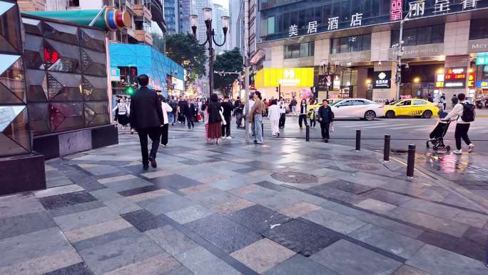 解放碑 重庆步行街 重庆商圈