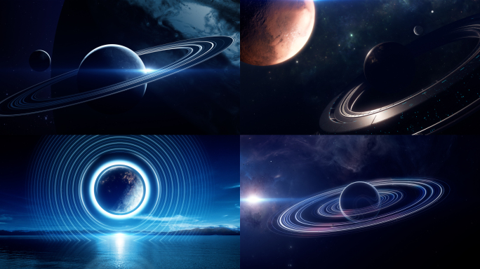 宇宙开场 星球片头 科技开场 探索 科技