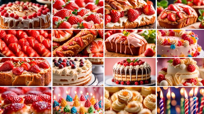 甜品面包生日蛋糕全集