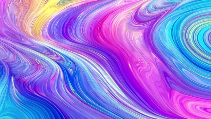 绚丽彩虹色彩背景