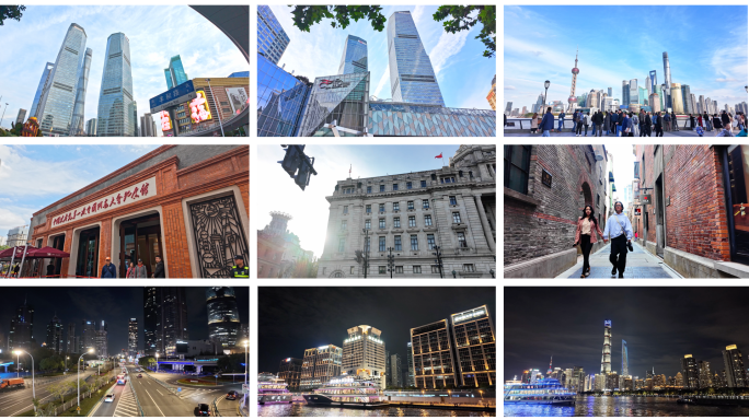 上海人文街景建筑历史唯美镜头