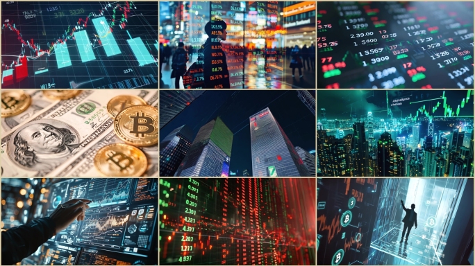 金融股市股票财经数字金融比特币k线投资