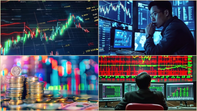 金融股市股票财经数字金融比特币k线投资