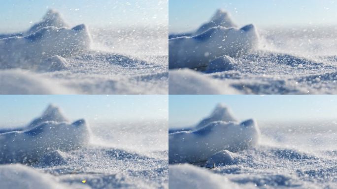 北方风雪特写