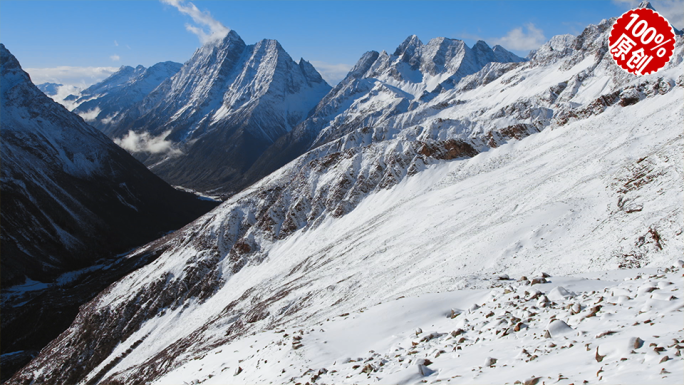 【原创】阿妣山山峰峰顶山流云延时拍摄