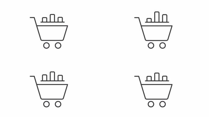 零售数据线动画