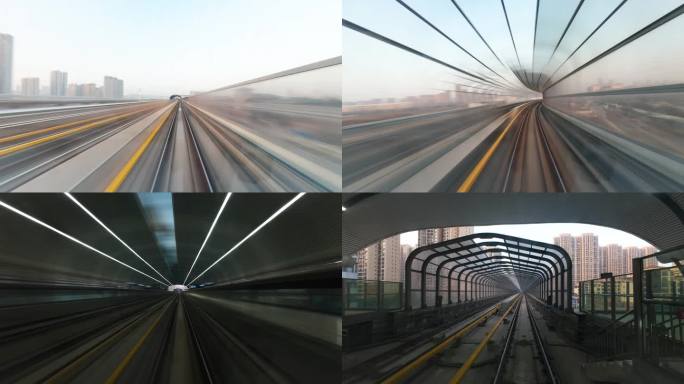 【延时】轻轨隧道穿梭02
