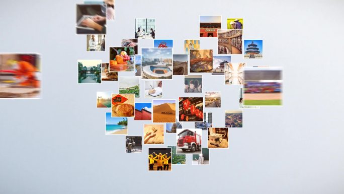 4k图片汇聚爱心